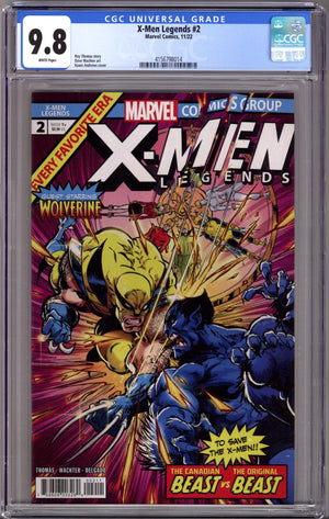 X-Men Legends Vol 2 2 CGC 9.8 (NM/M) (2022)