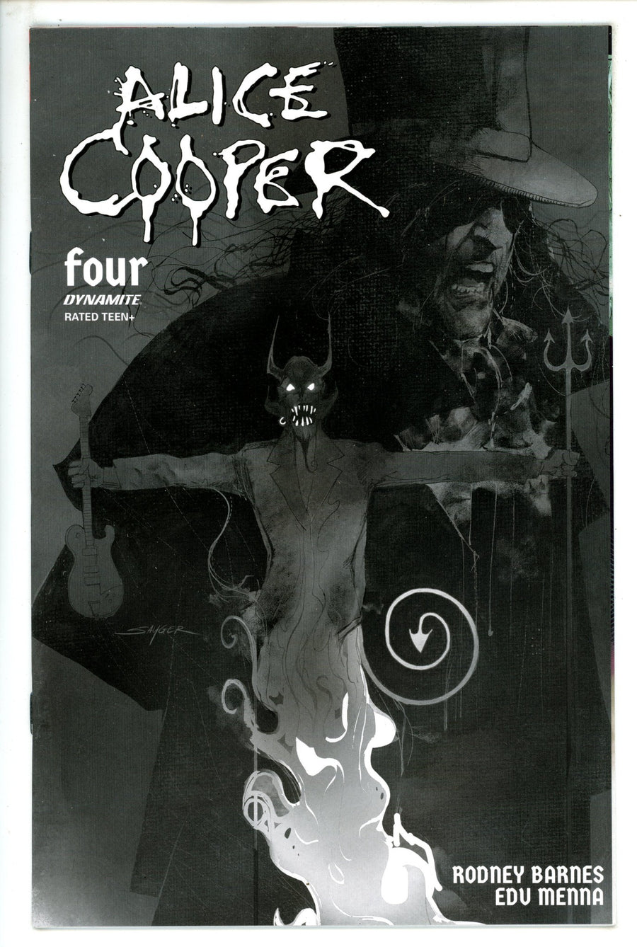 Alice Cooper 4 Sayger B&W Incentive Variant (2024)