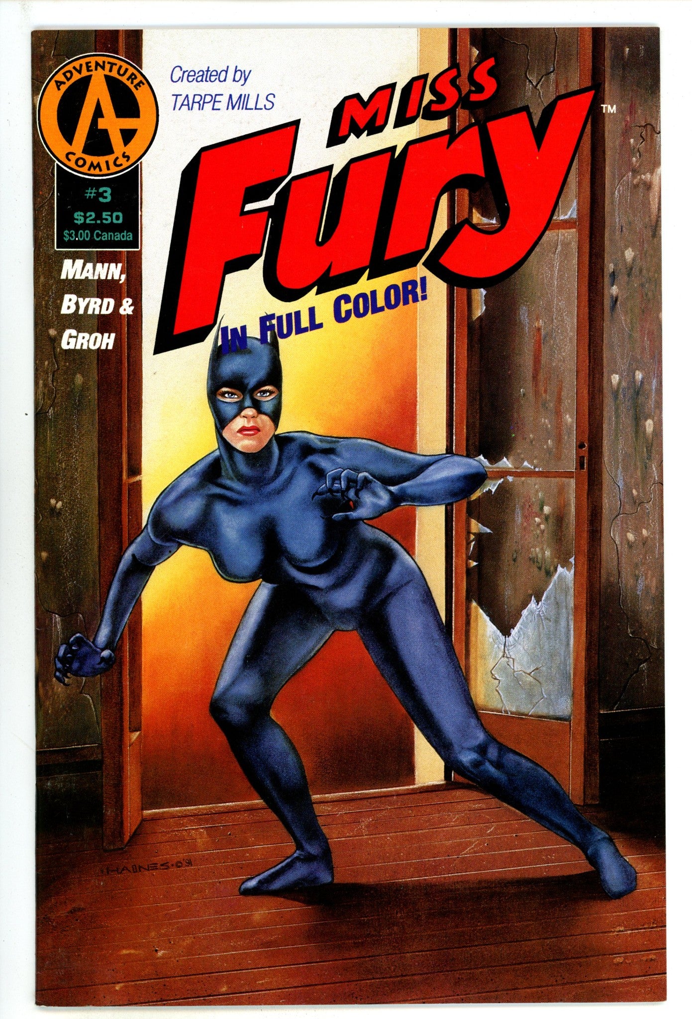 Miss Fury Vol 1 3 Mid Grade (1991) 