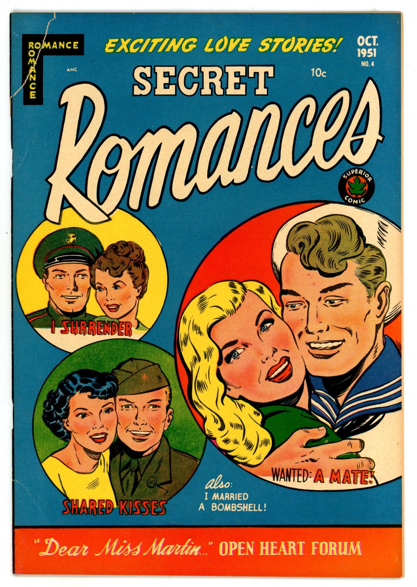 Secret Romances 4 FR (1.0) Cover Detached (1951) 