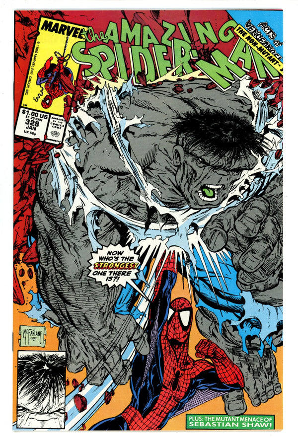The Amazing Spider-Man Vol 1 328 NM- (9.2) (1990)