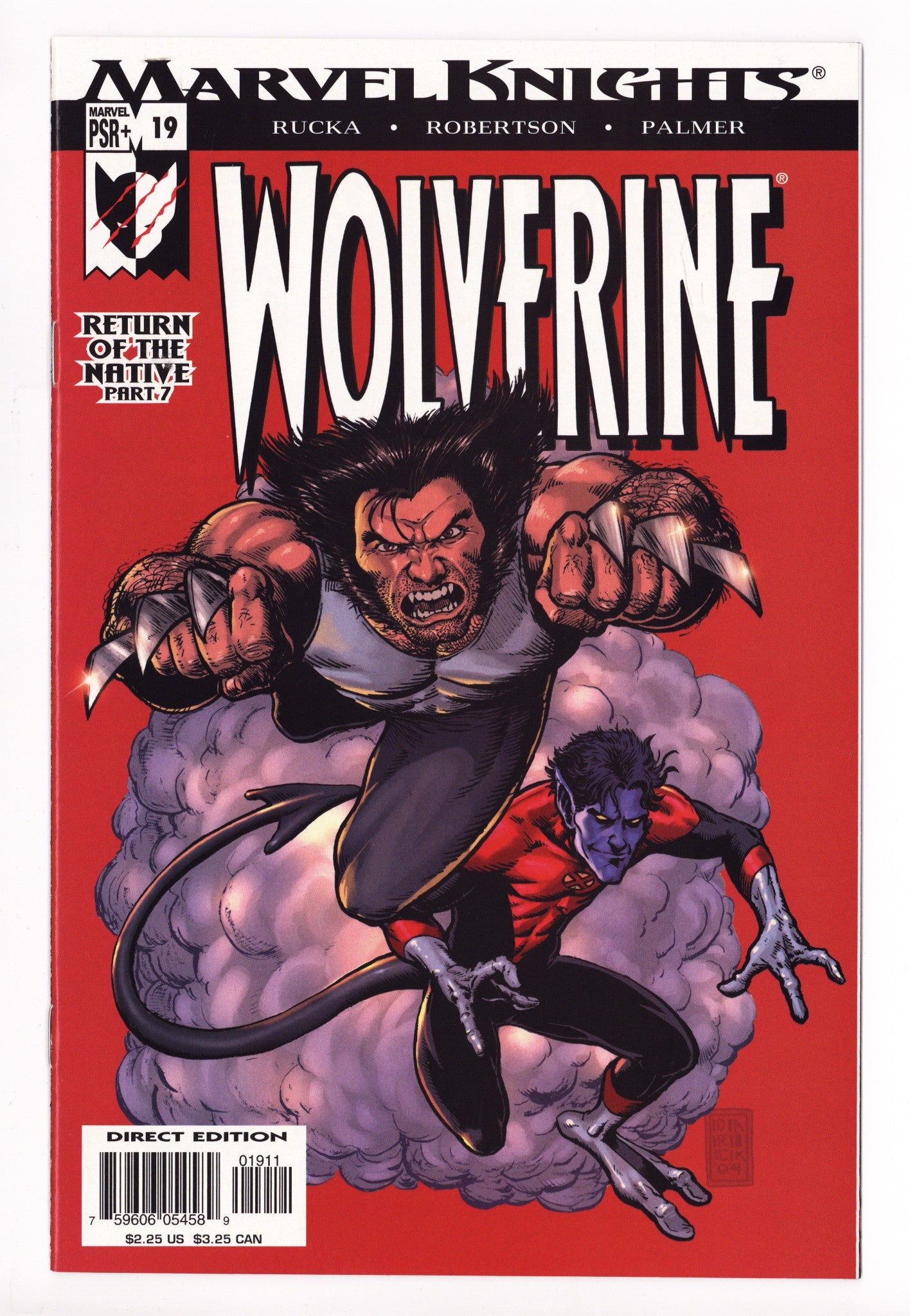 Wolverine Vol 3 19 High Grade (2004) 