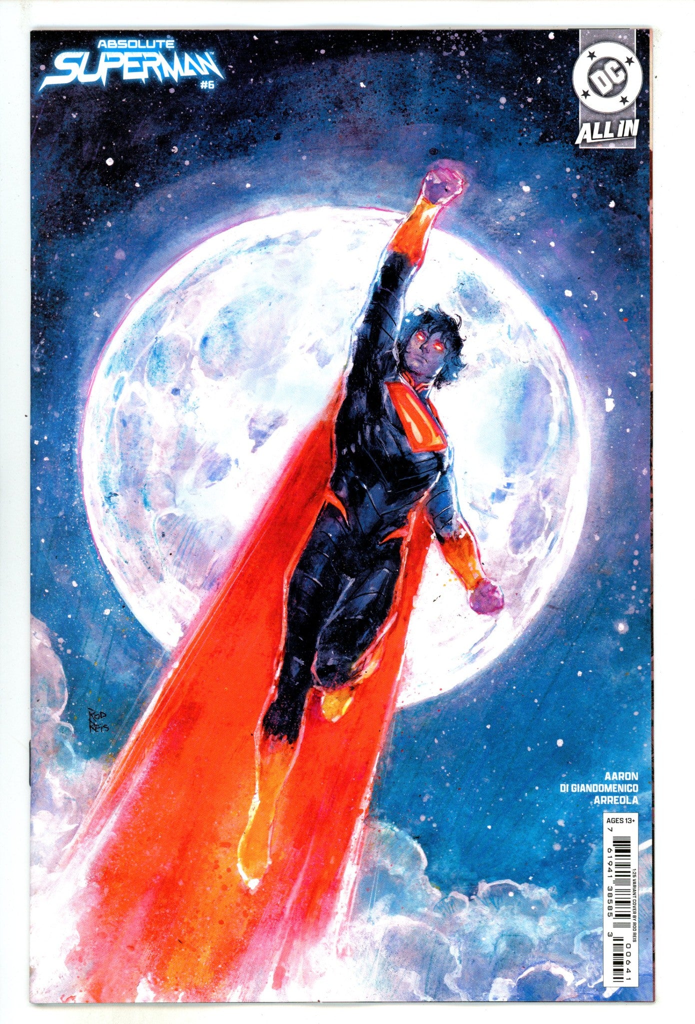Absolute Superman 6 Reis Incentive Variant NM+ (2025)