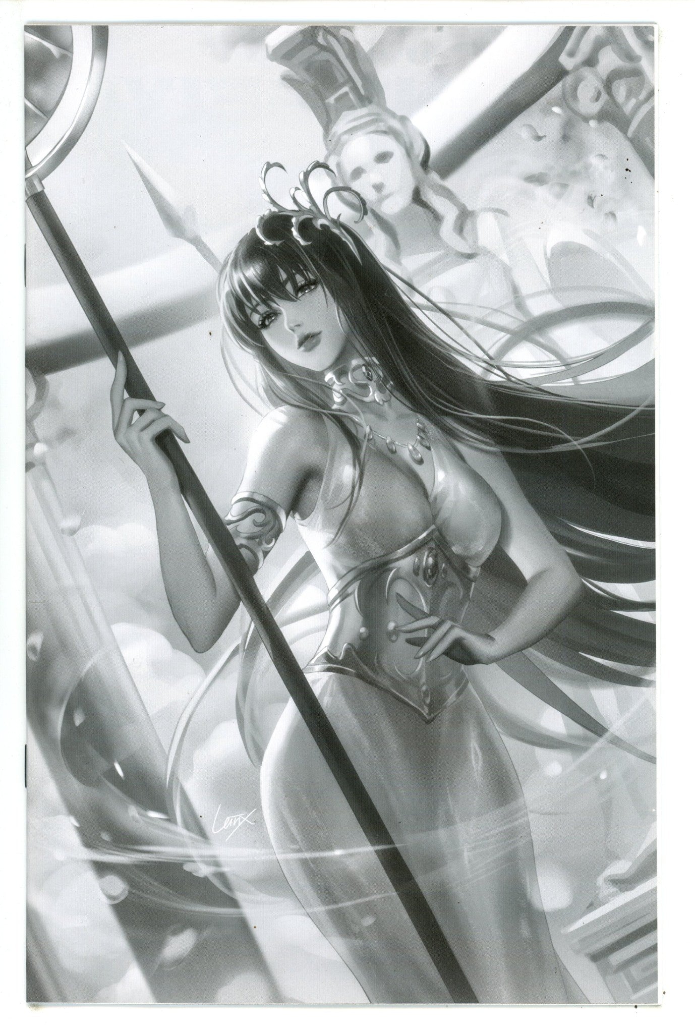 Saint Seiya: Knights of the Zodiac - Time Odyssey 1 NM- (9.2) (2023) Li B&W Virgin Incentive Variant 