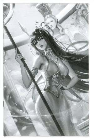 Saint Seiya: Knights of the Zodiac - Time Odyssey 1 NM- (9.2) (2023) Li B&W Virgin Incentive Variant