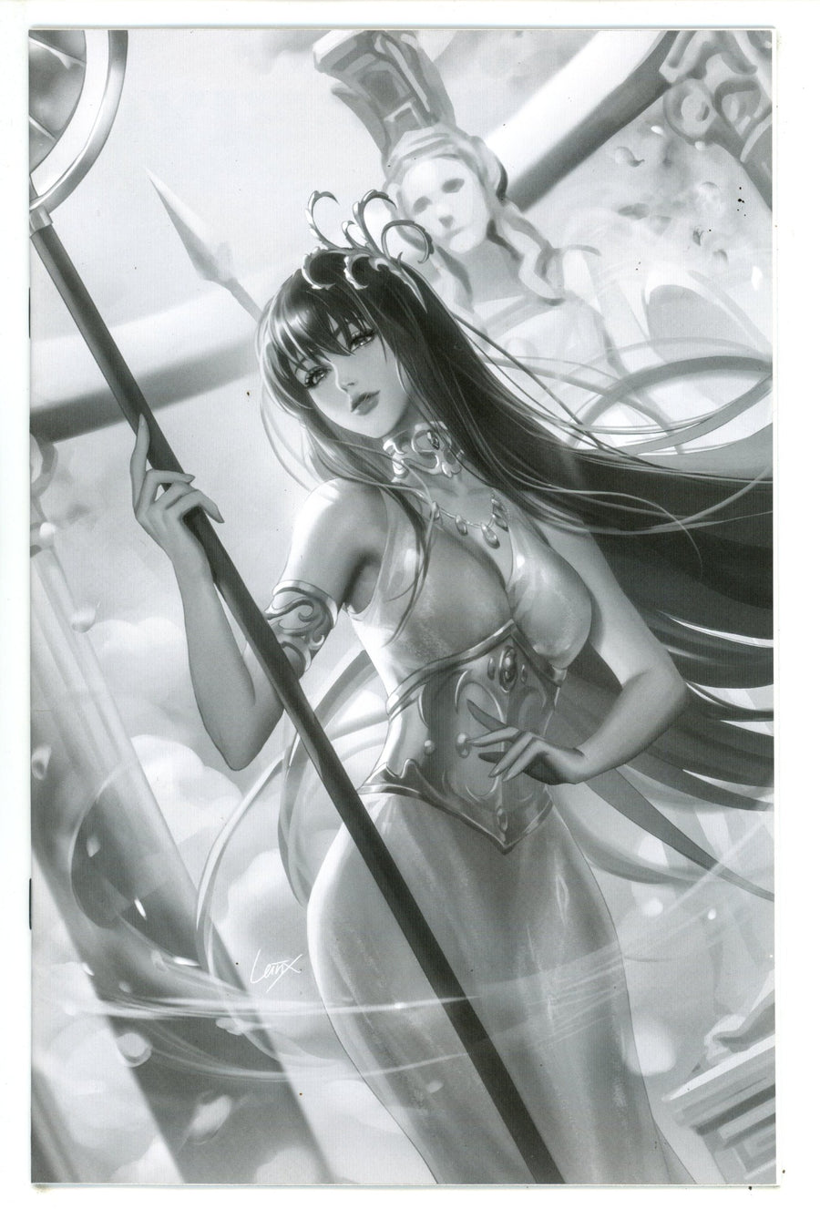 Saint Seiya: Knights of the Zodiac - Time Odyssey 1 NM- (9.2) (2023) Li B&W Virgin Incentive Variant 