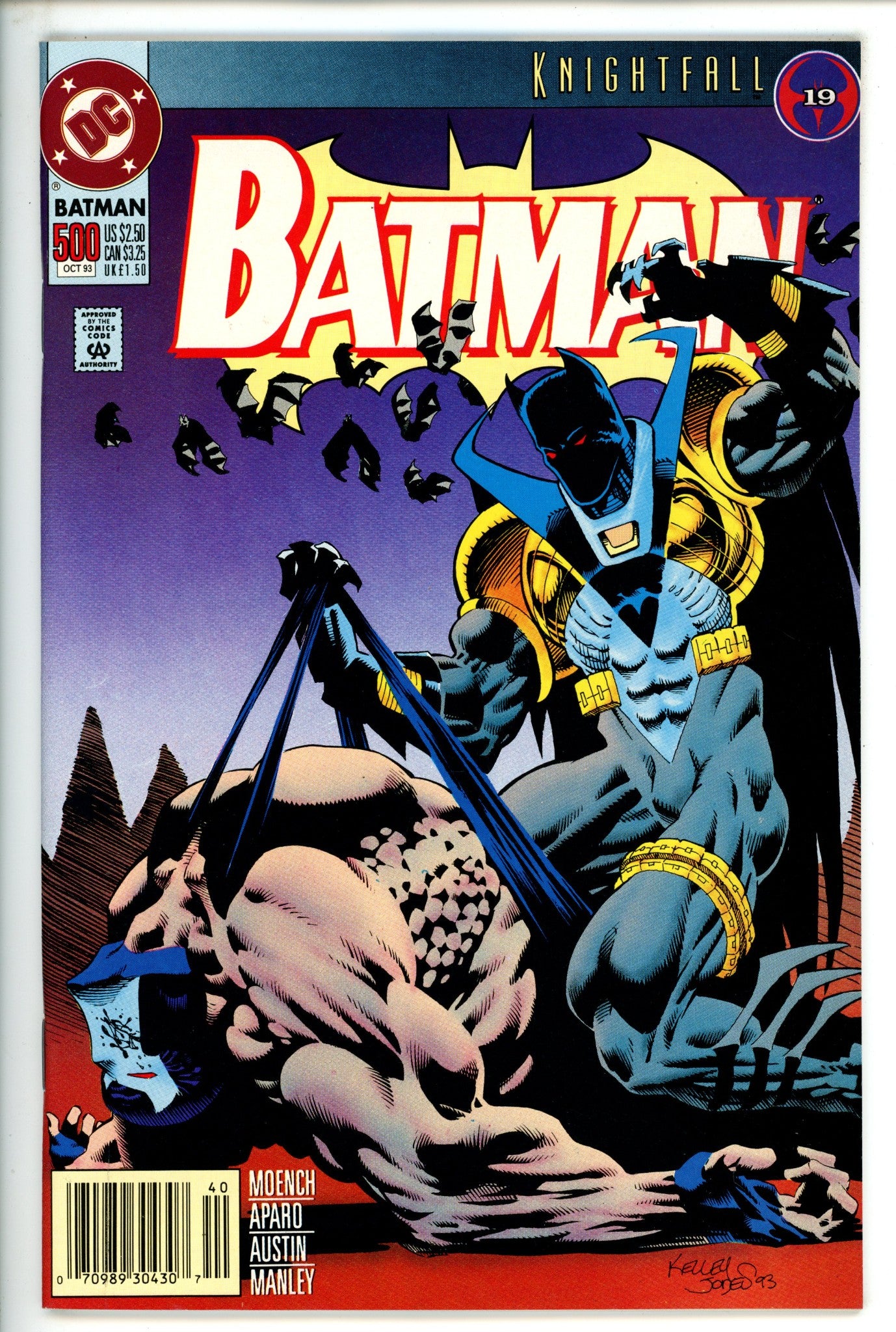 Batman Vol 1 500 Newsstand VF/NM (1993)
