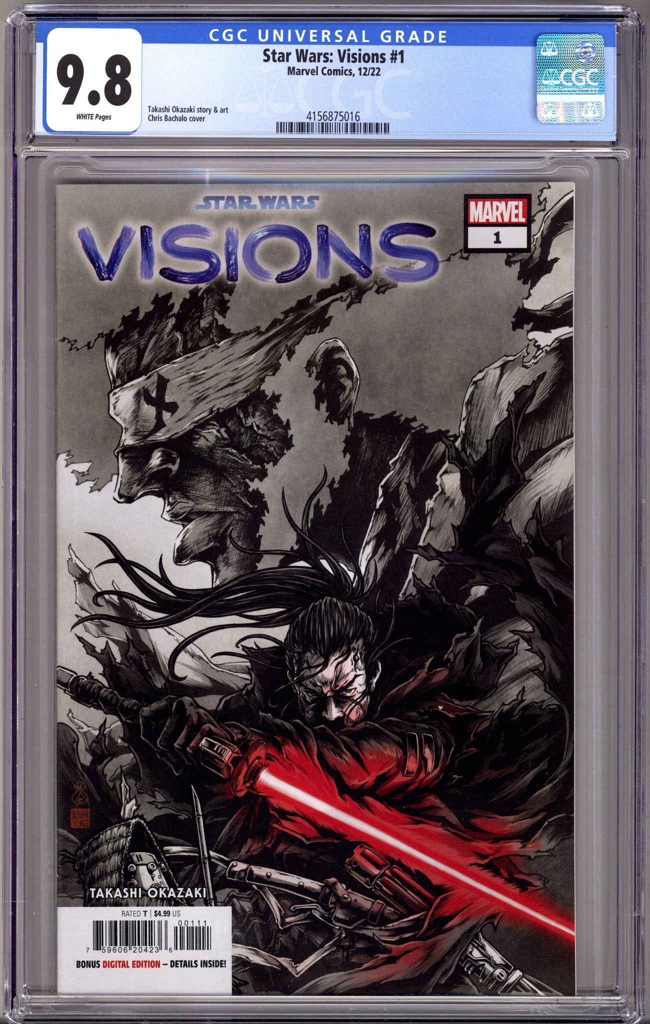 Star Wars: Visions 1 CGC 9.8 (NM/M) (2022) 