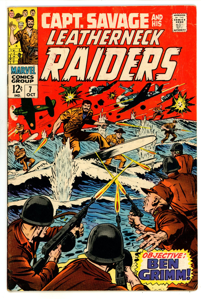 Capt. Savage and His Leatherneck Raiders 7 VG/FN (5.0) (1968) 