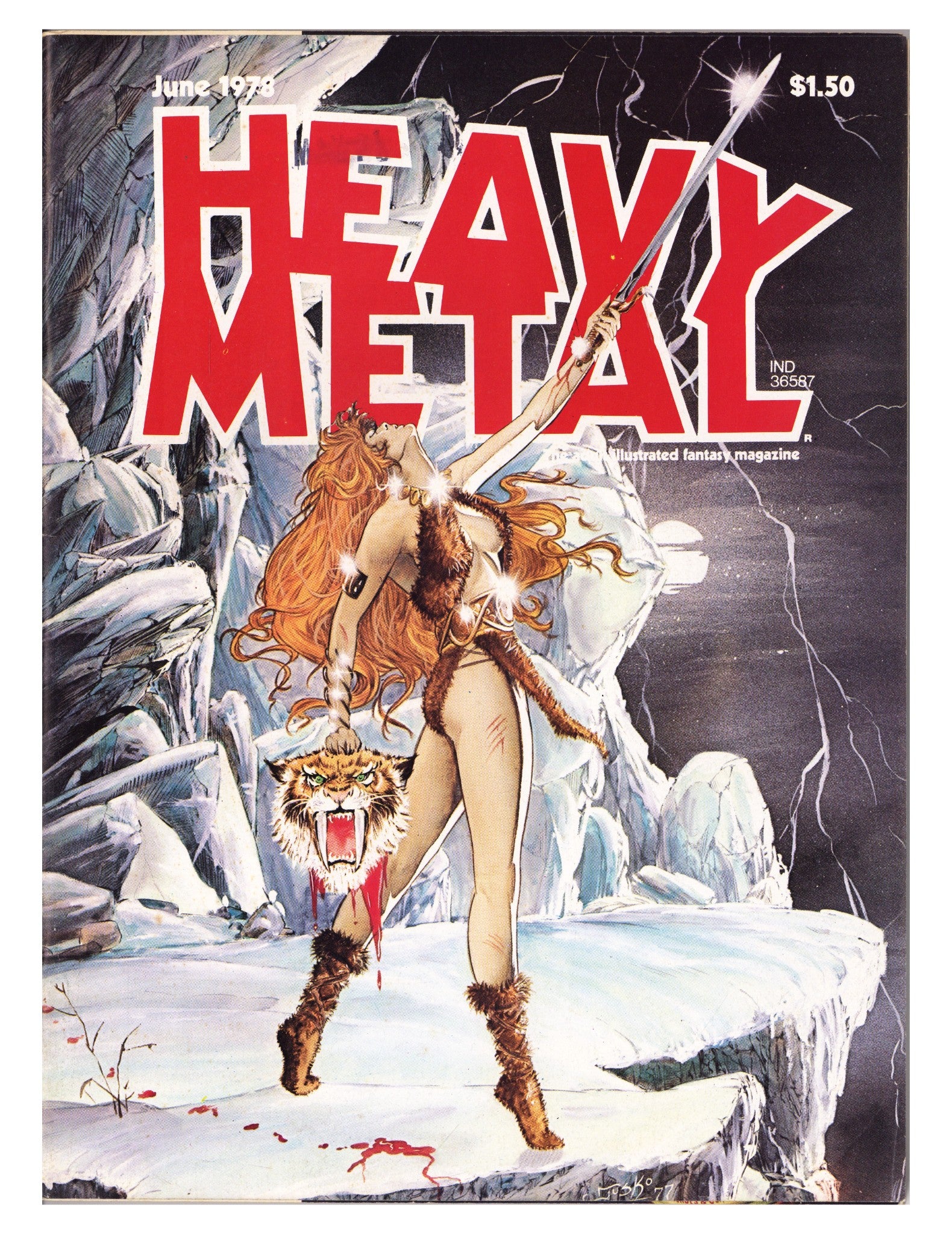 Heavy Metal Magazine Vol 2 2 Low Grade (1978) Newsstand 