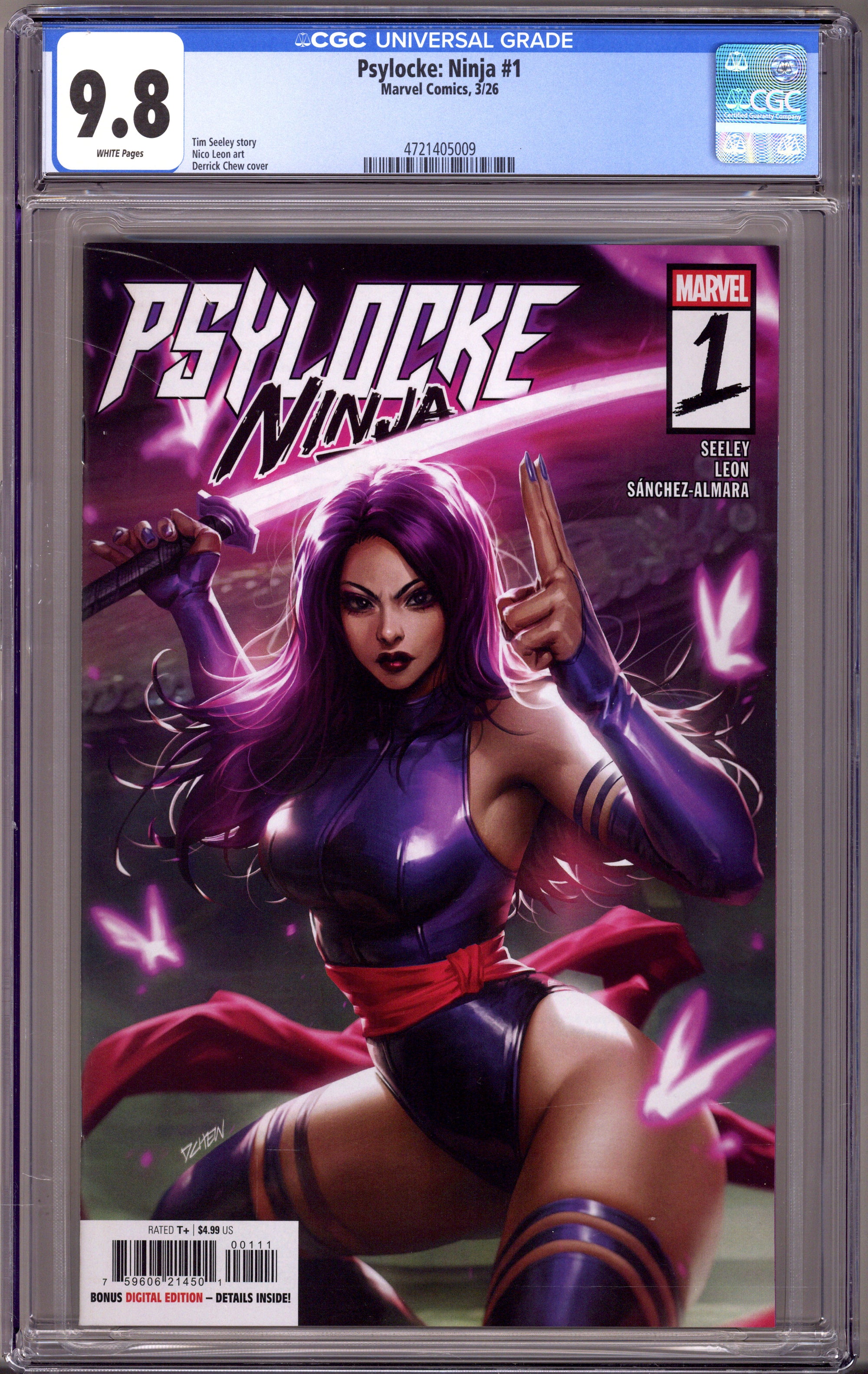Psylocke: Ninja 1 CGC 9.8 (NM/M) (2026) 