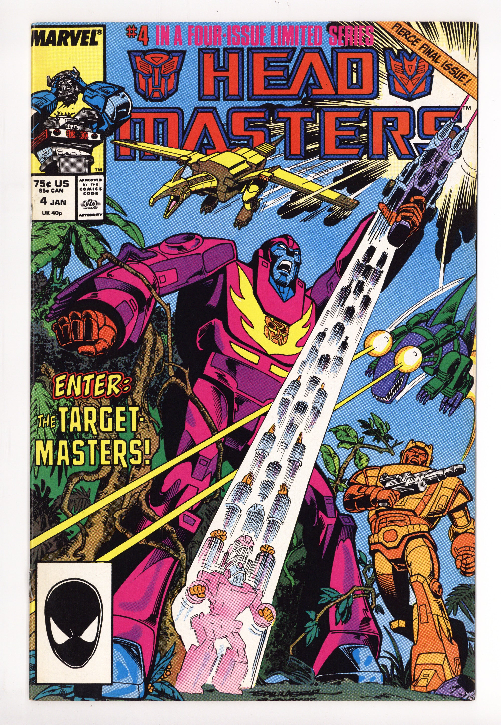 The Transformers: Headmasters 4 Mid Grade (1988) 