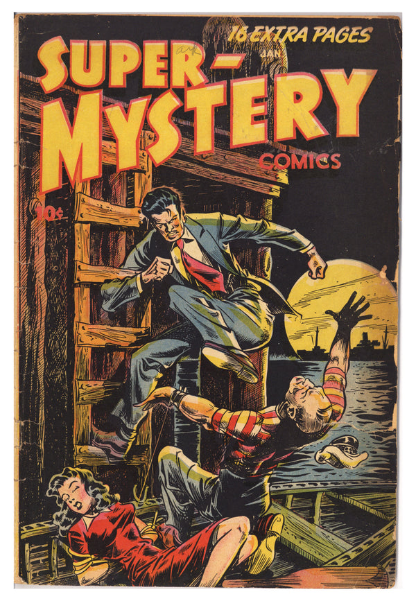 Super-Mystery Comics Vol 7 3 GD/VG (3.0) (1948)