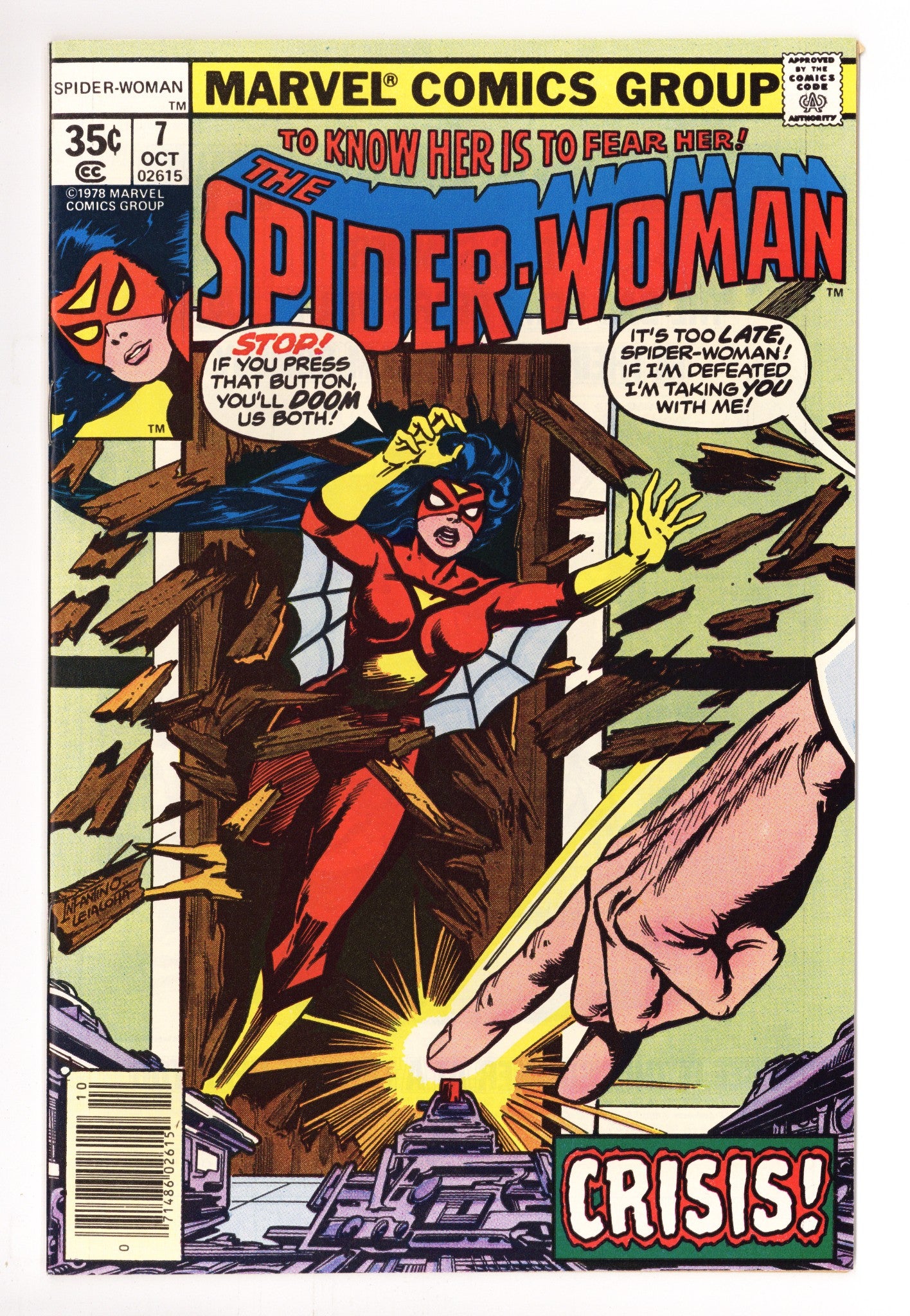 Spider-Woman Vol 1 7 NM- (9.2) (1978) 