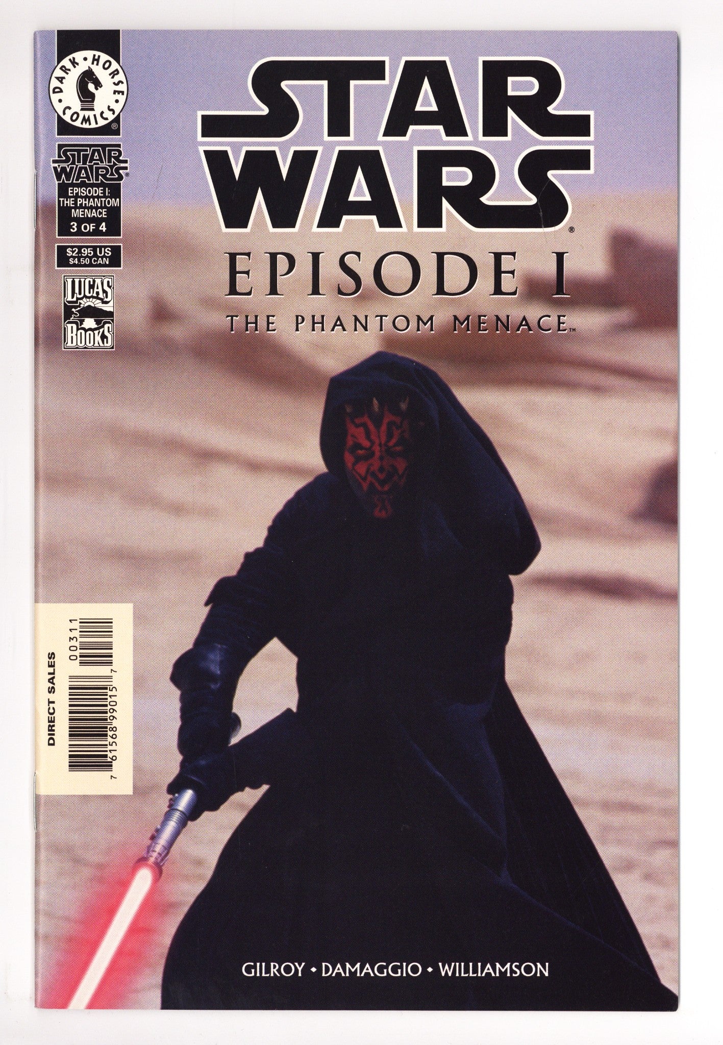 Star Wars: Episode I The Phantom Menace 3 VF/NM (9.0) (1999) Photo Variant 