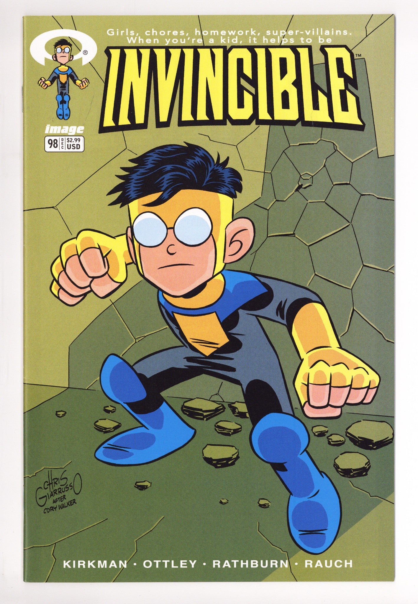 Invincible 98 VF/NM (9.0) (2012) Giarrusso Homage Variant 