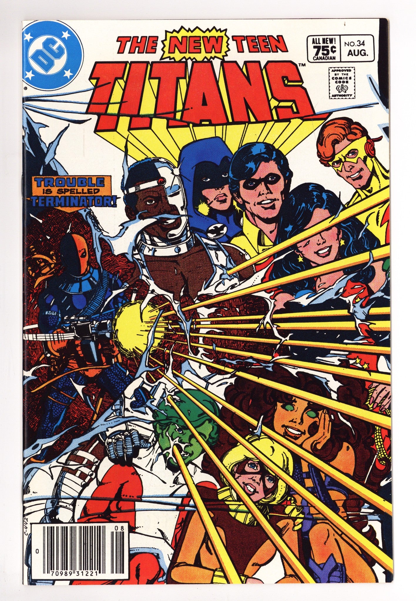 The New Teen Titans Vol 1 34 VF/NM (9.0) (1983) Canadian Price Variant 