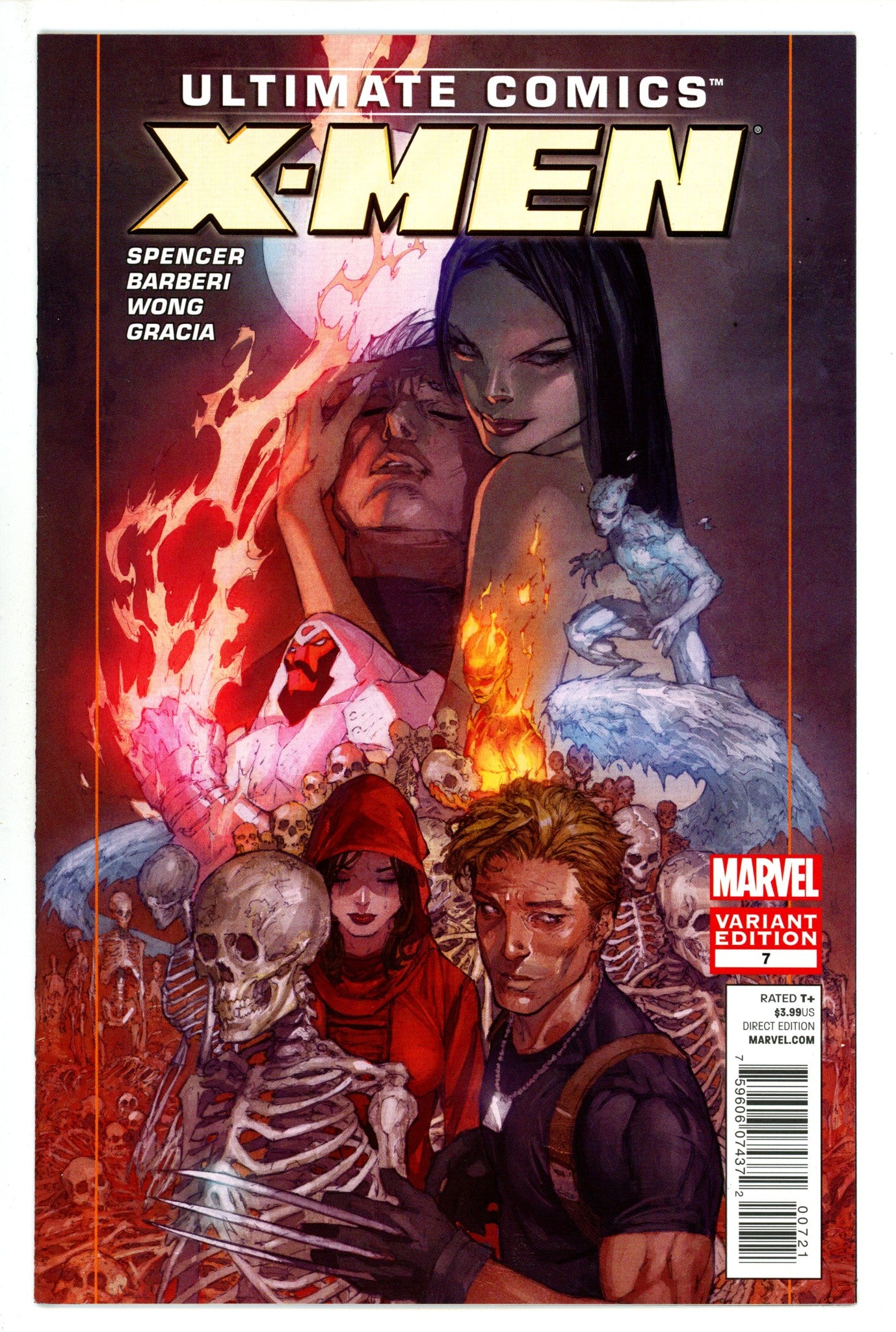 Ultimate Comics X-Men 7 VF/NM (9.0) (2012) Silverstri Incentive Variant 