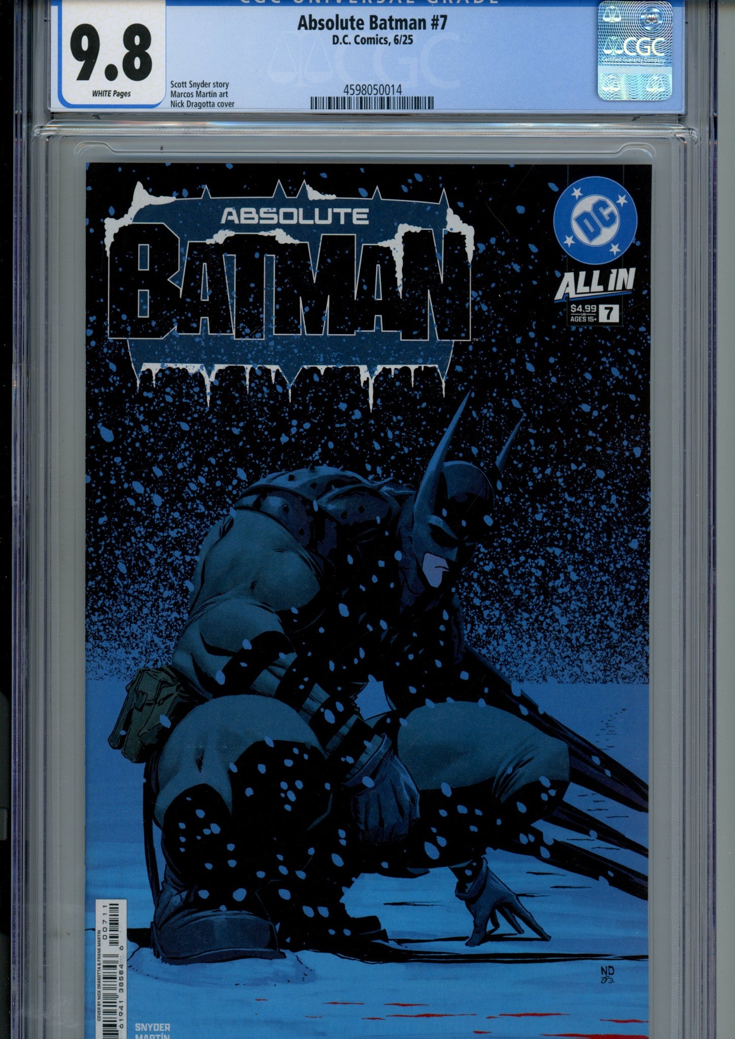Absolute Batman 7 CGC 9.8 (NM/M) (2025) 