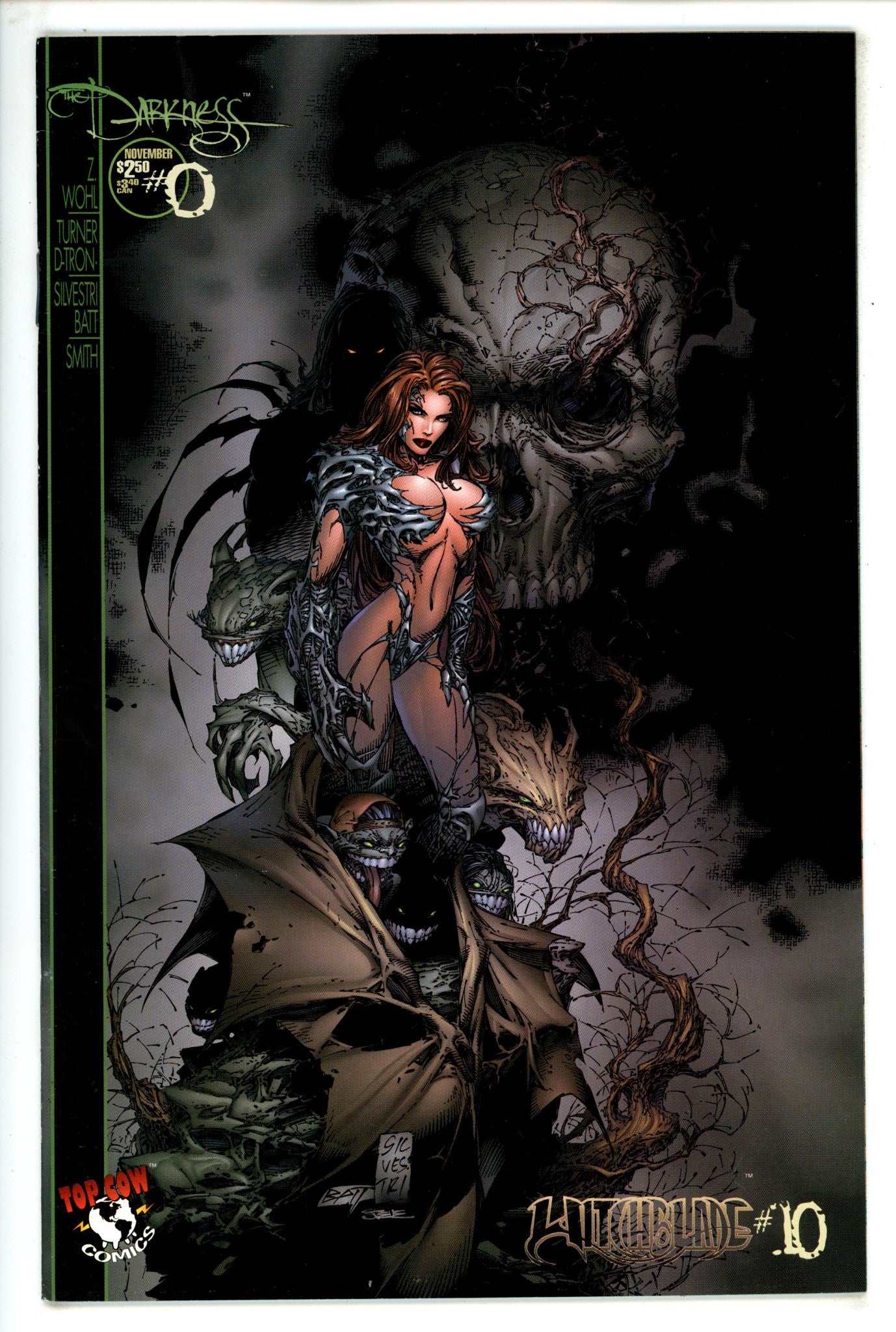 Witchblade Vol 1 10 Silvestri Darkness Variant VF/NM (1996)