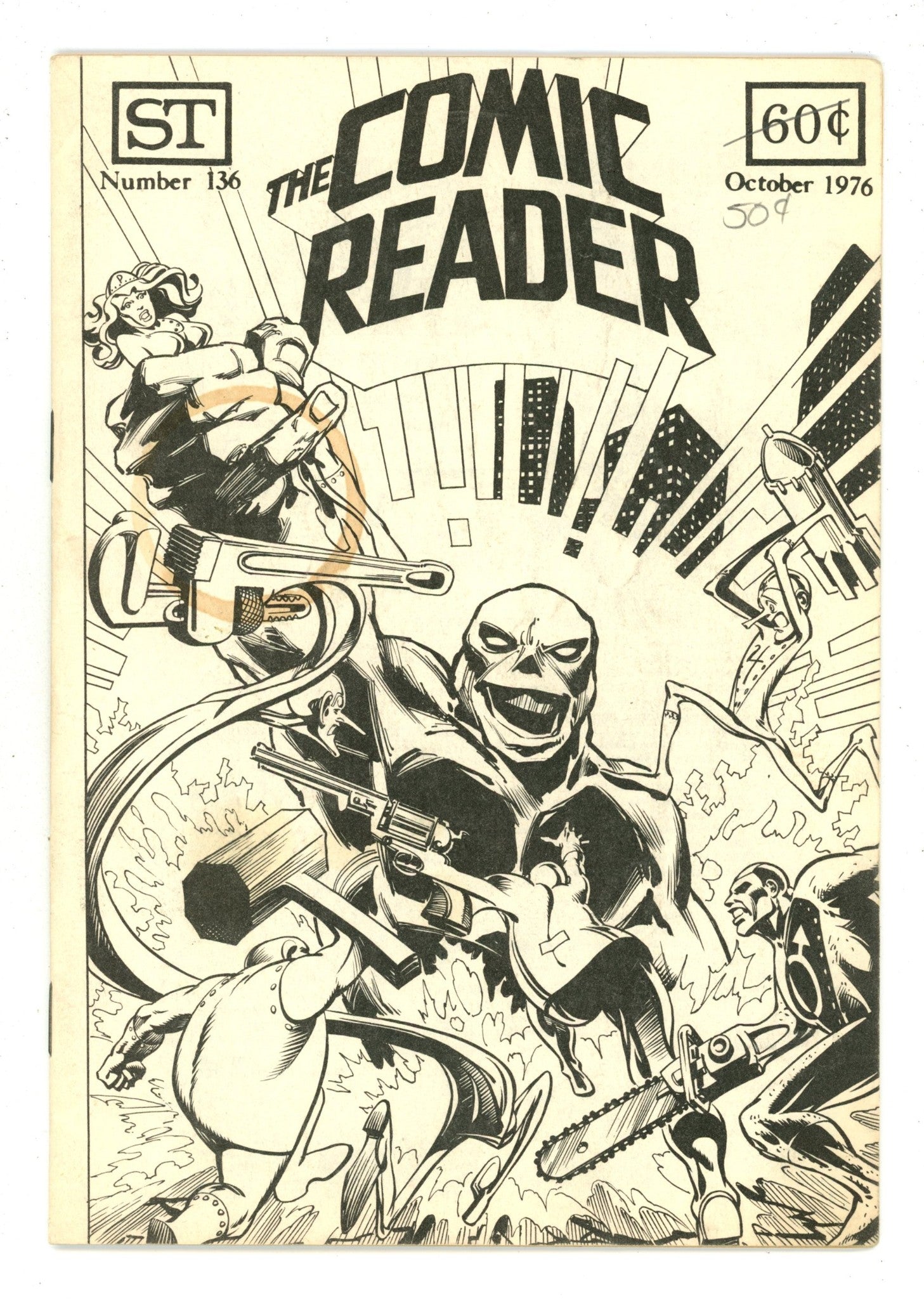 Comic Reader 136 VG+ (4.5) (1976) 