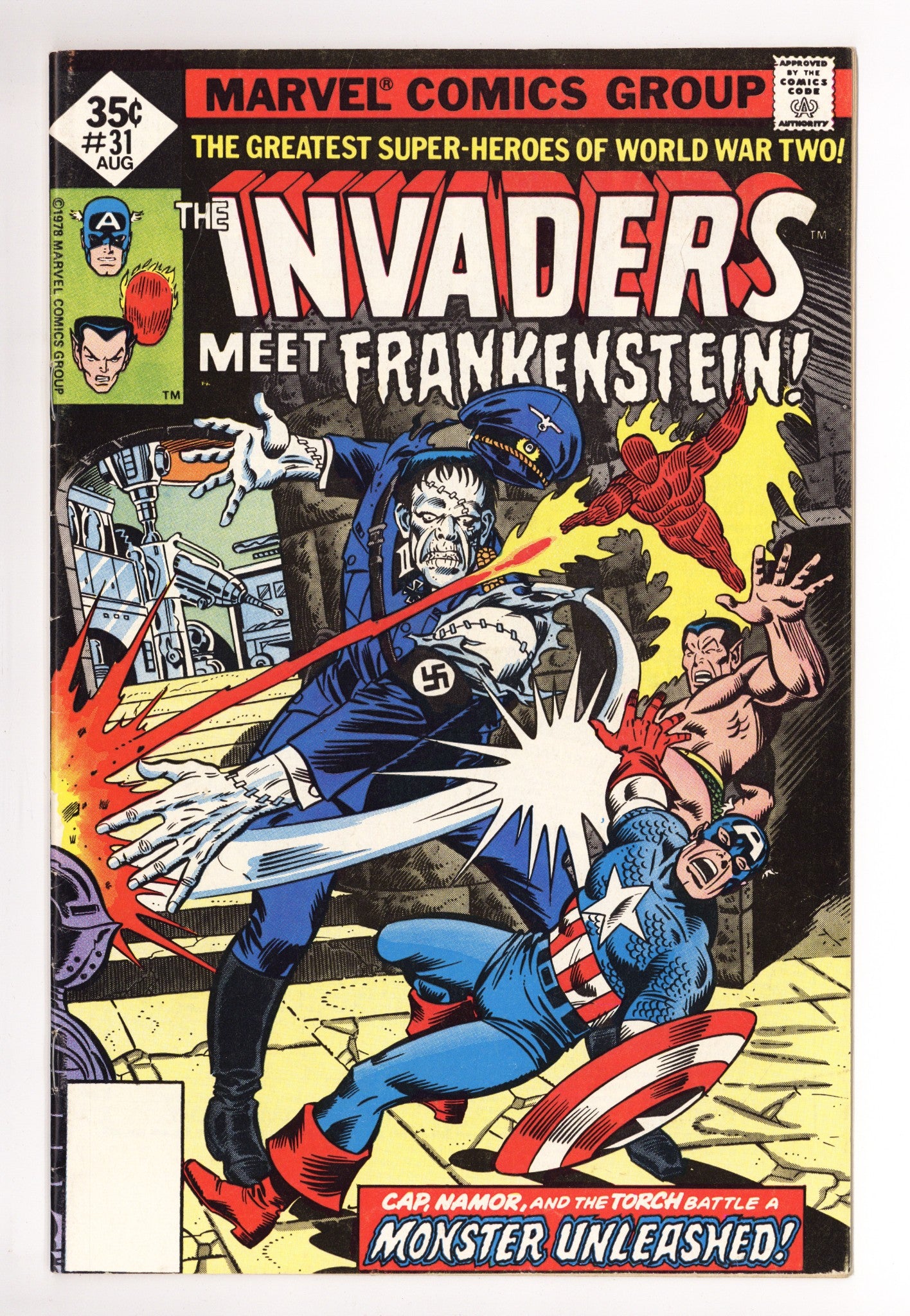 The Invaders Vol 1 31 VG/FN (5.0) Whitman (1978) 
