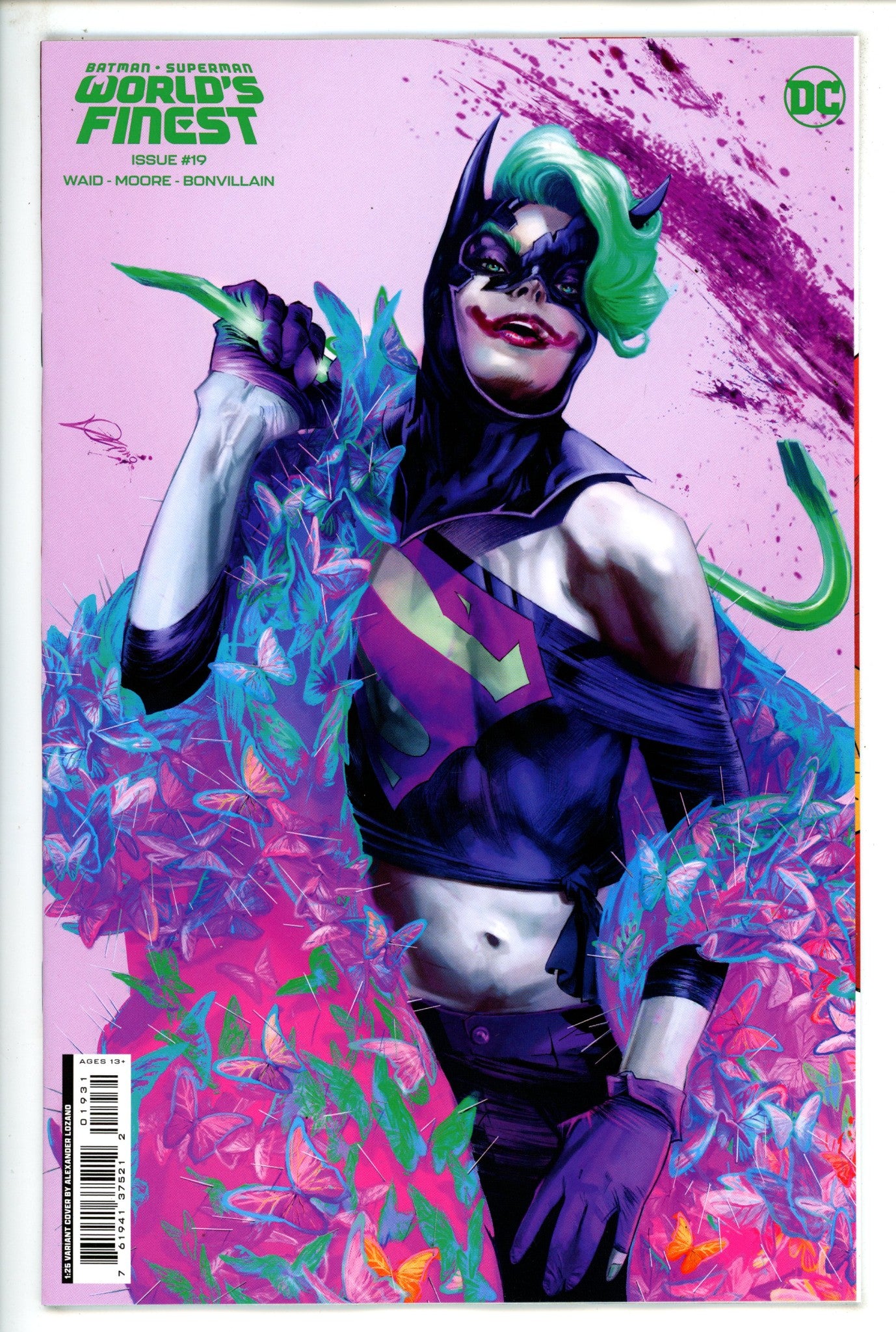 Batman Superman Worlds Finest 19 Lozano Incentive Variant NM (2023)