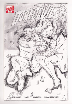 Daredevil Vol 2 89 High Grade (2006) Brubaker Sketch Variant