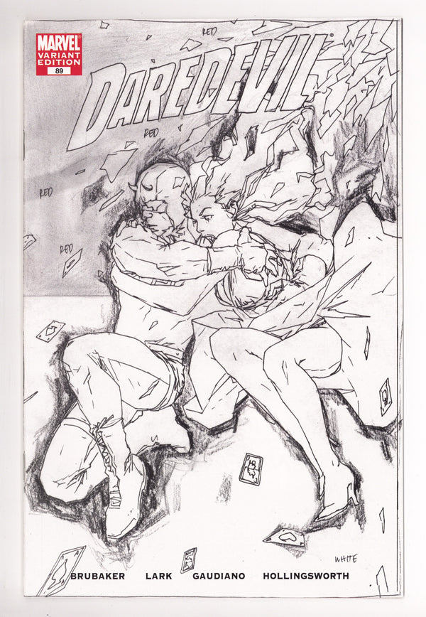 Daredevil Vol 2 89 High Grade (2006) Brubaker Sketch Variant