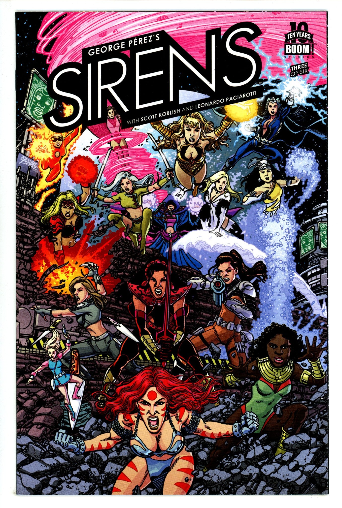 George Perez's Sirens 3 High Grade (2015)