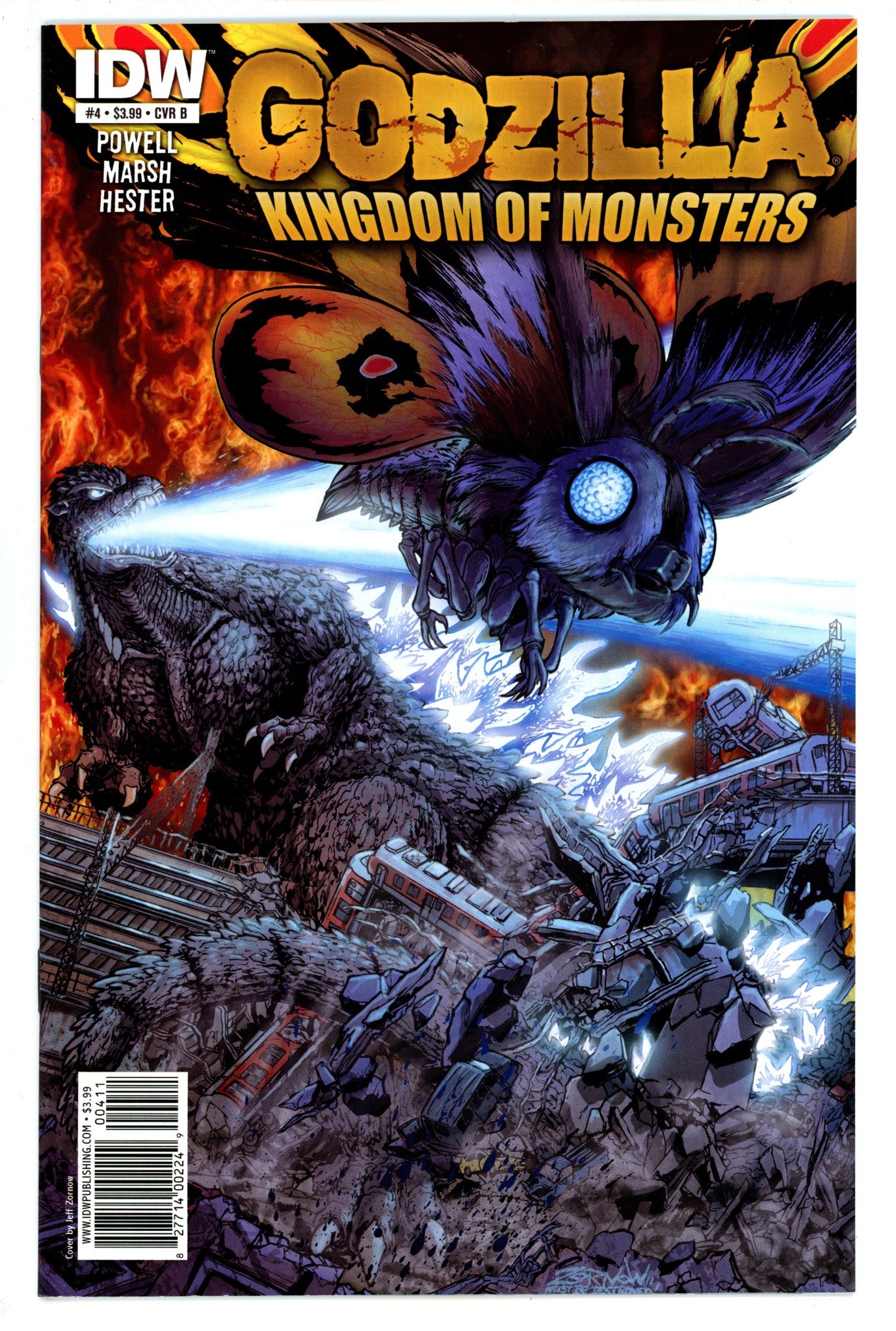 Godzilla: Kingdom of Monsters 4 High Grade (2011) Zornow Variant 