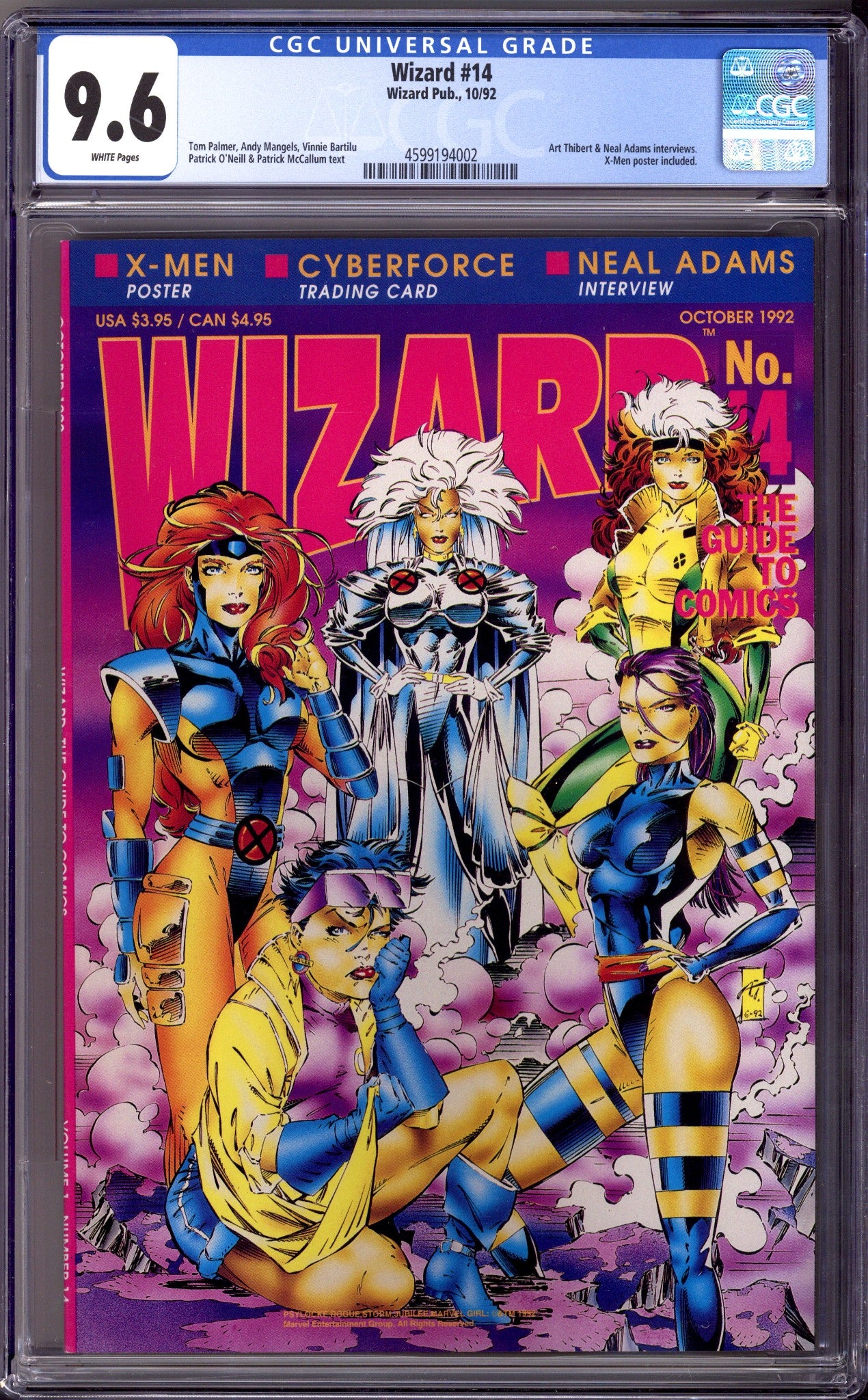Wizard: The Comics Magazine 14 CGC 9.6 (NM+) (1992) 