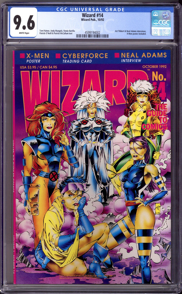 Wizard: The Comics Magazine 14 CGC 9.6 (NM+) (1992)