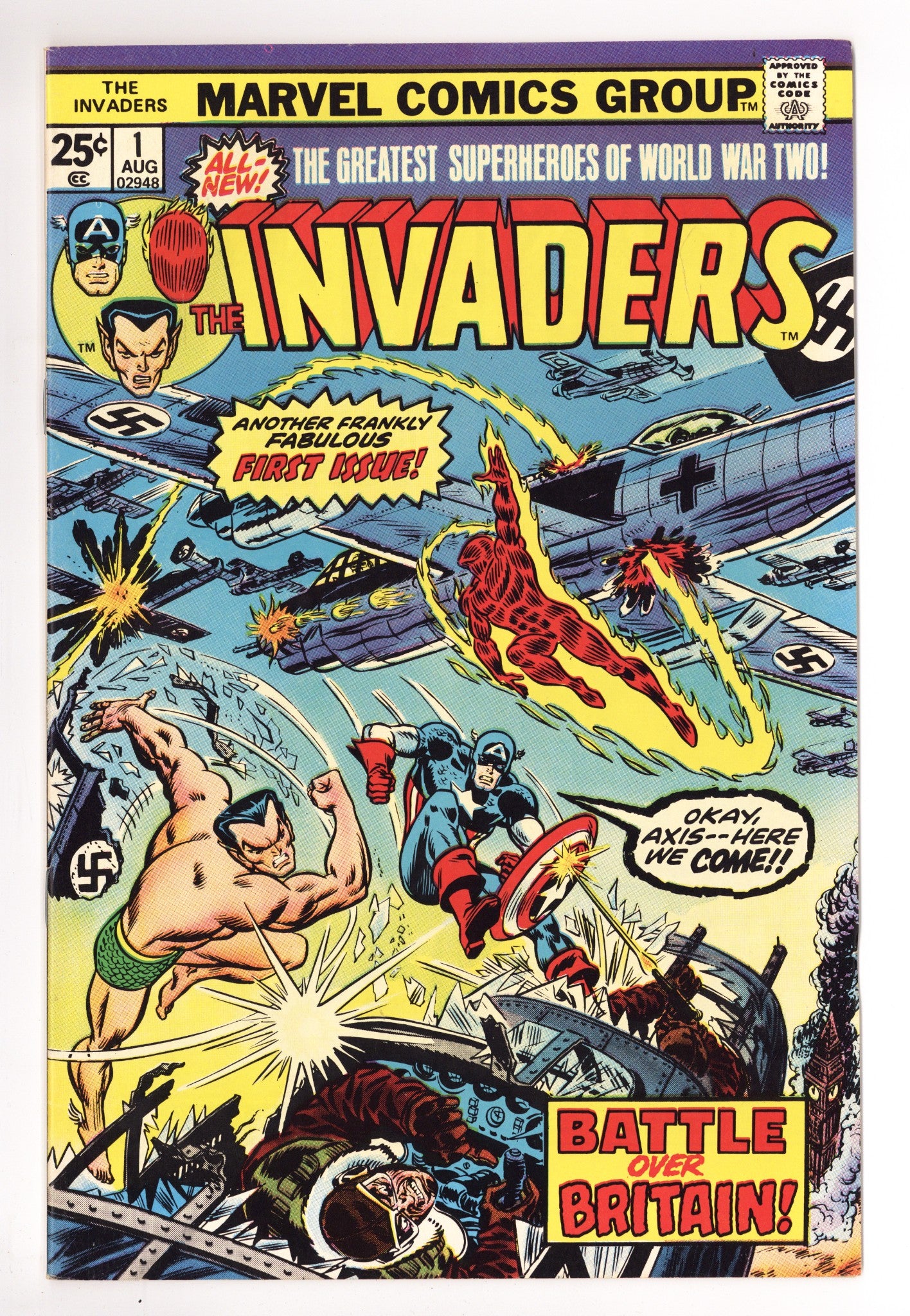 The Invaders Vol 1 1 VF+ (8.5) (1975) 