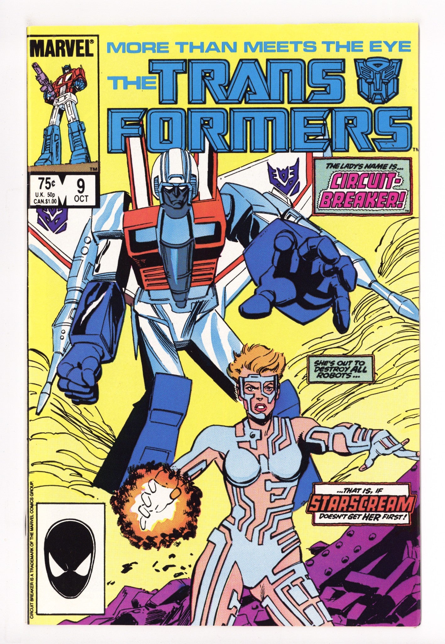 The Transformers 9 Mid Grade (1985) 