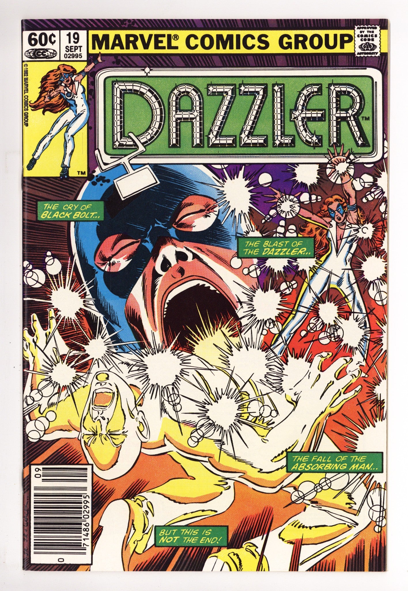 Dazzler Vol 1 19 Mid Grade (1982) Newsstand 