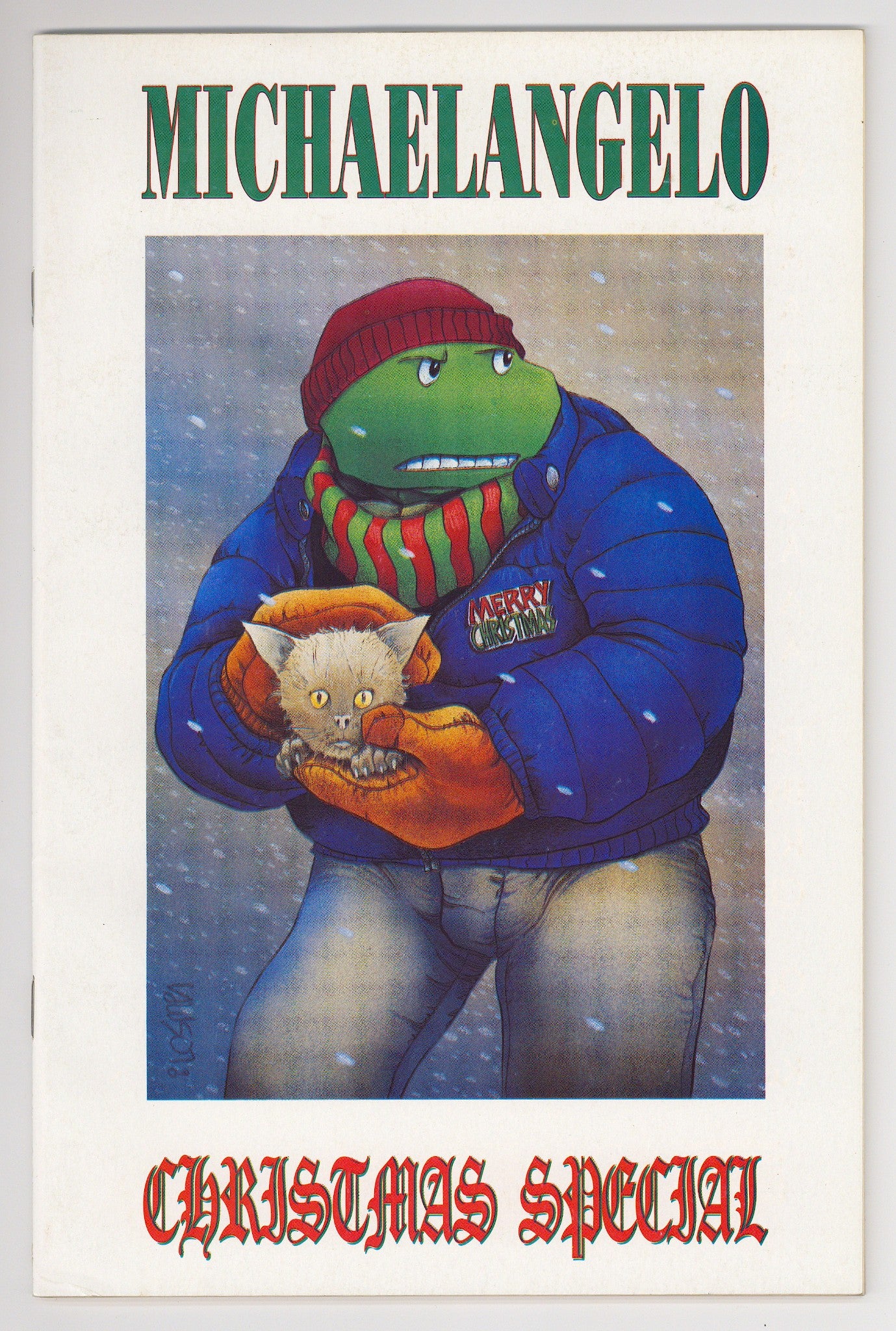 Teenage Mutant Ninja Turtles Michaelangelo Christmas Special [nn] Mid Grade (1990) 