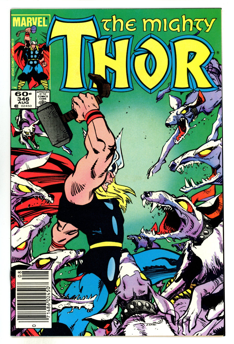 Thor Vol 1 346 High Grade (1984) Newsstand 