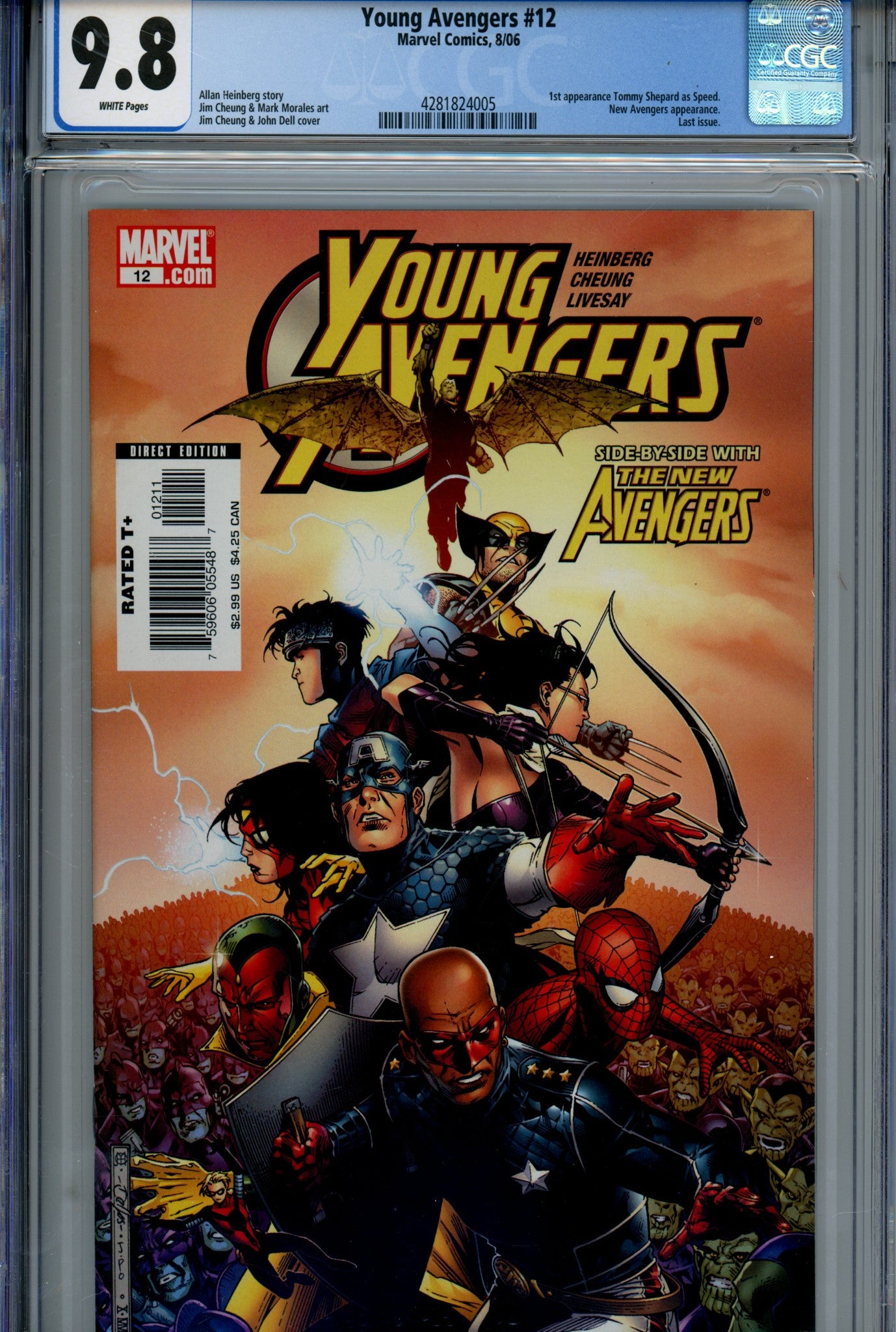 Young Avengers Vol 1 12 CGC 9.8 (2006)