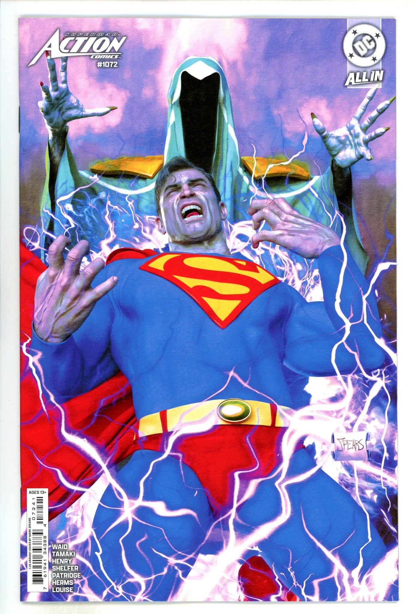 Action Comics Vol 3 1072 Spears Incentive Variant NM (2024)