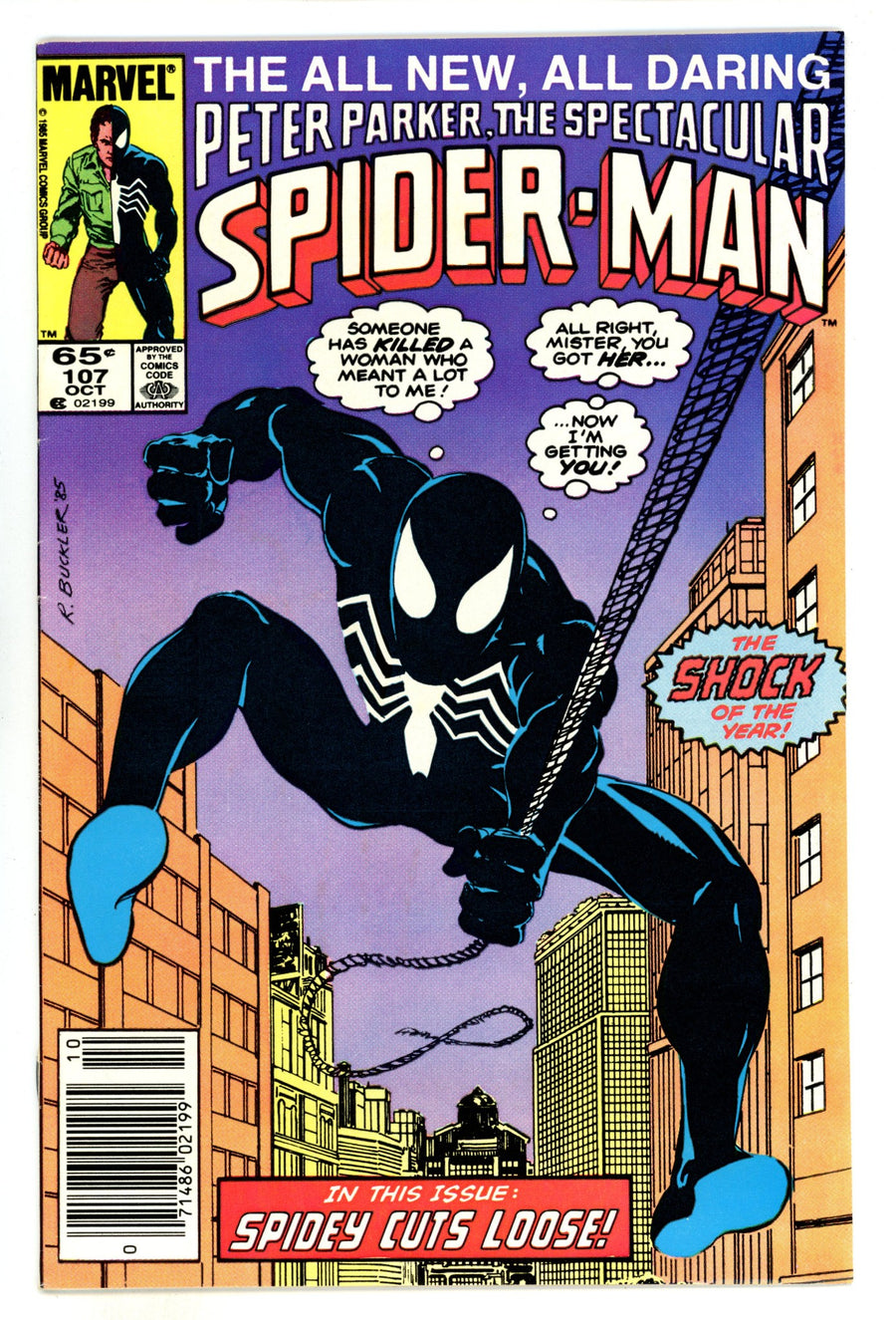 The Spectacular Spider-Man Vol 1 107 FN+ (6.5) (1985) Newsstand 