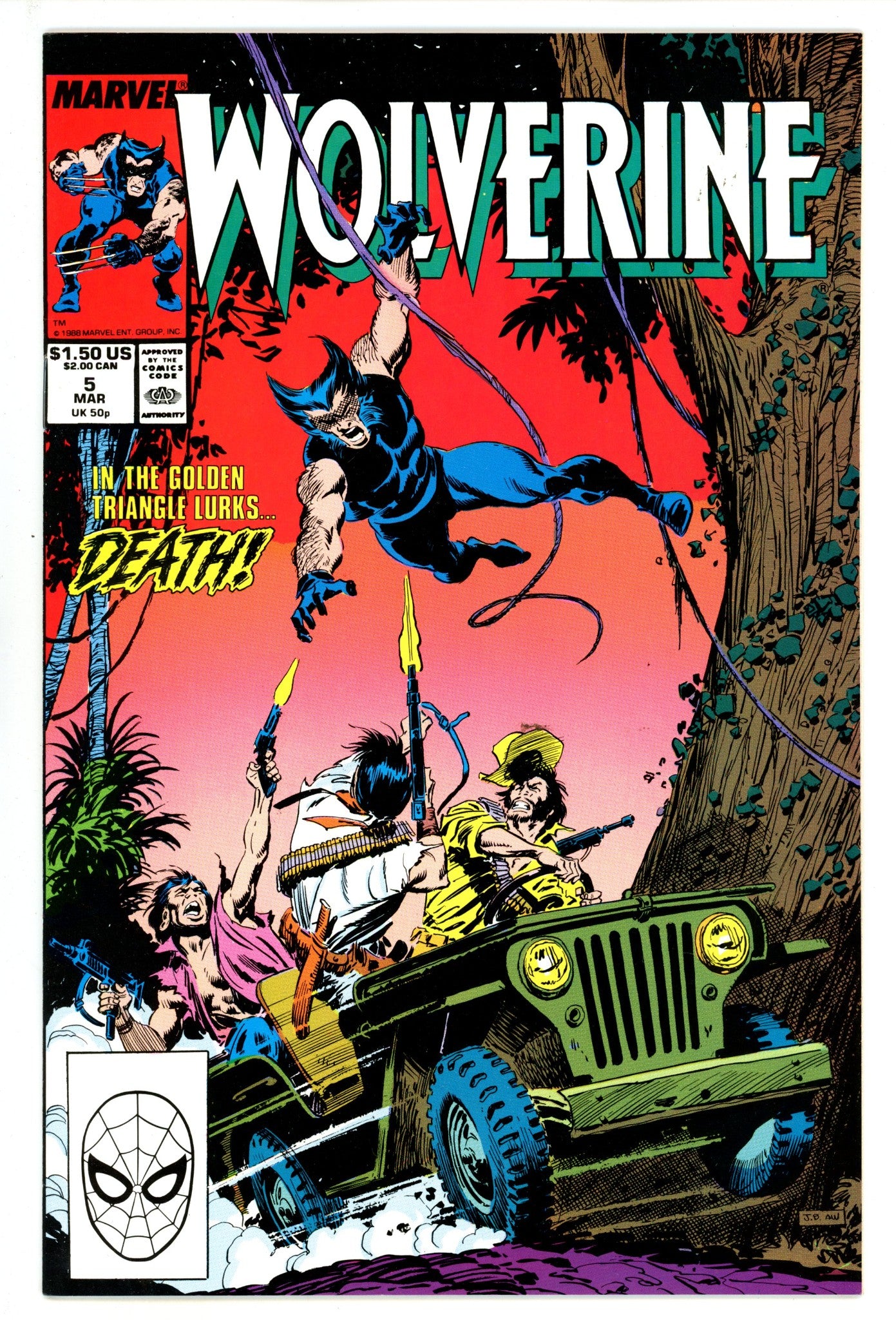 Wolverine Vol 2 5 VF+ (8.5) (1989) 