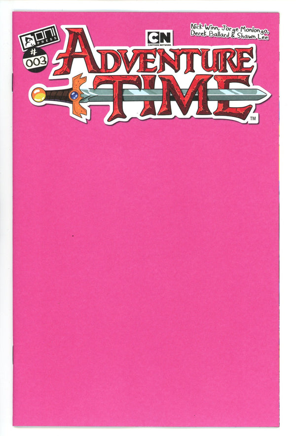 Adventure Time 3 Blank Variant (2025)