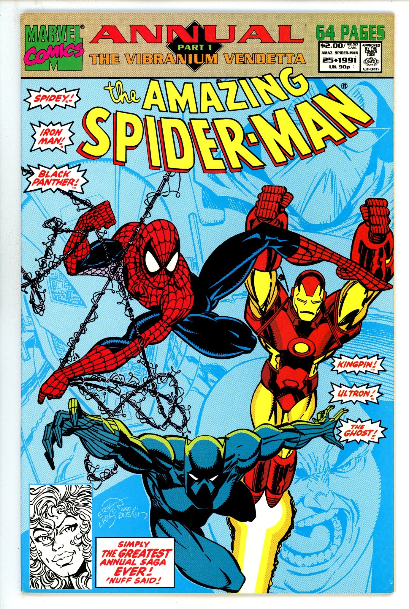 The Amazing Spider-Man Annual Vol 1 25 VF- (7.5) (1991) 