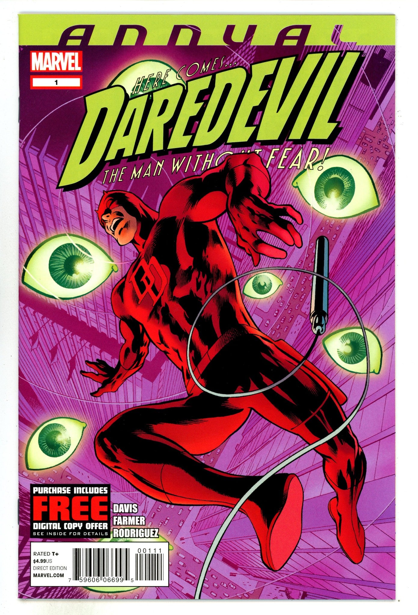 Daredevil Annual Vol 3 1 High Grade (2012) 