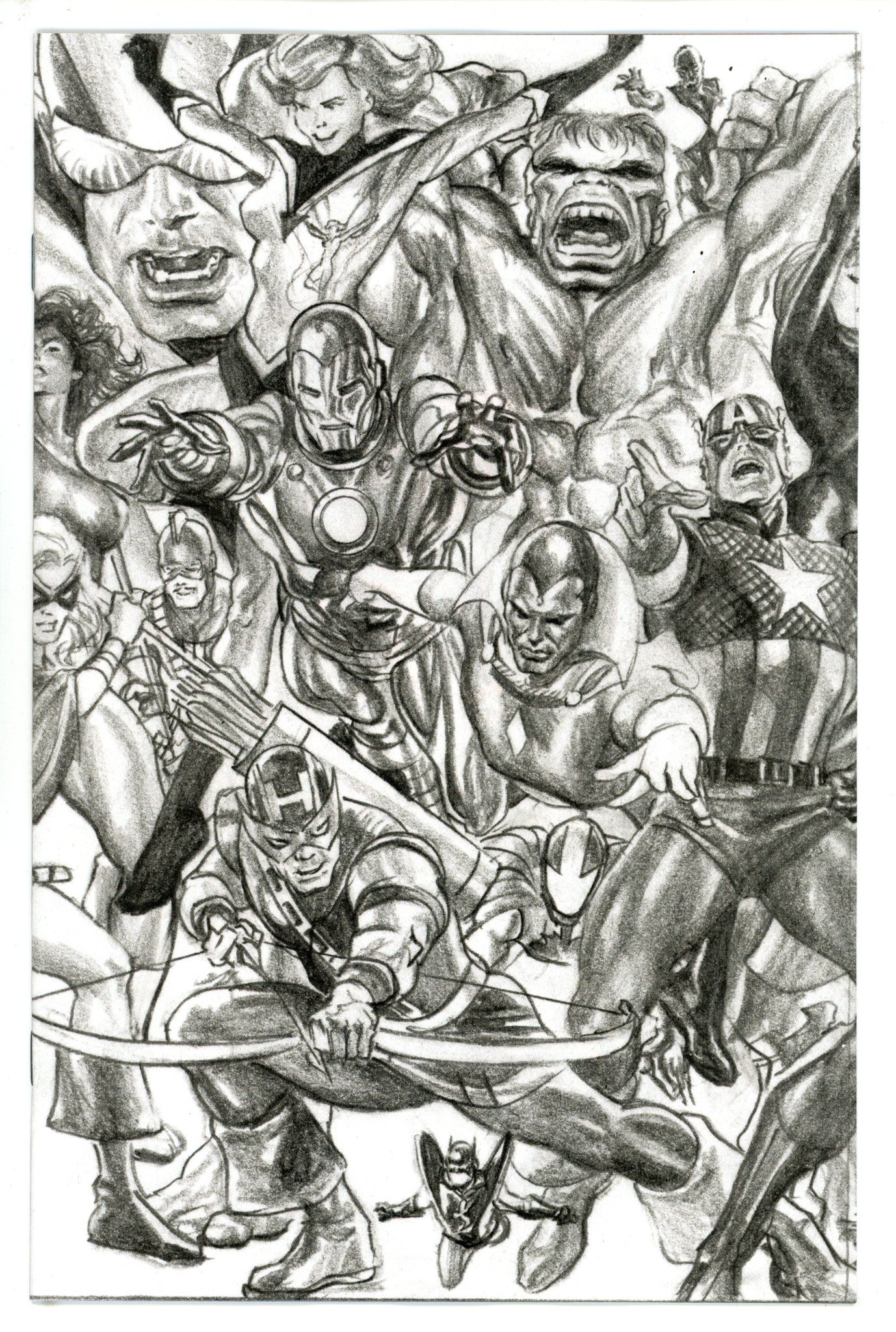 Avengers Vol 9 4 Ross Connecting Sketch Incentive Variant NM- (2023)