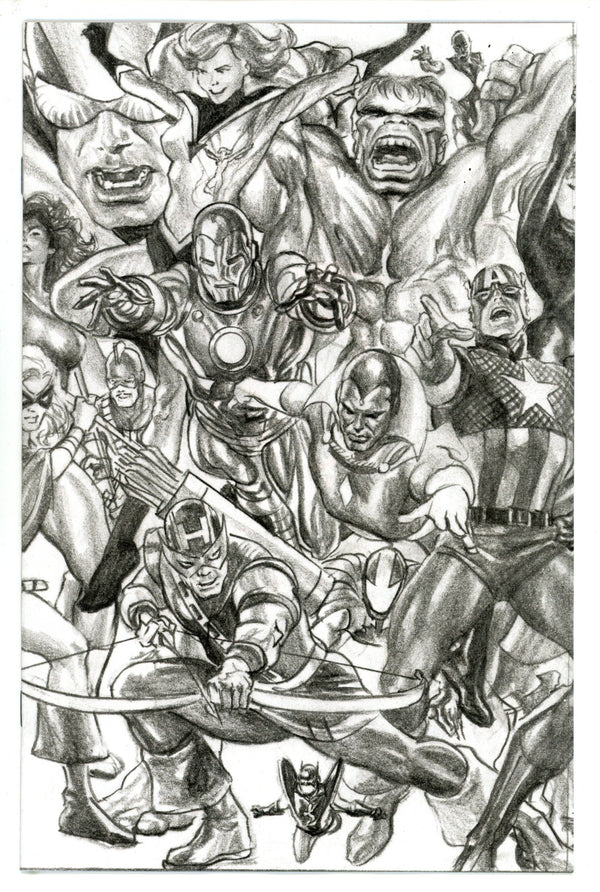 Avengers Vol 9 4 Ross Connecting Sketch Incentive Variant NM- (2023)