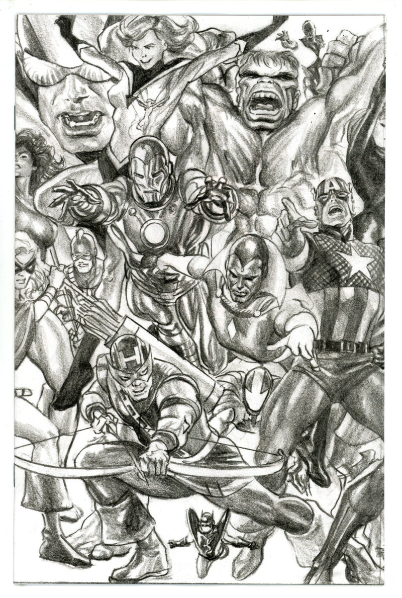 Avengers Vol 9 4 Ross Connecting Sketch Incentive Variant NM- (2023)