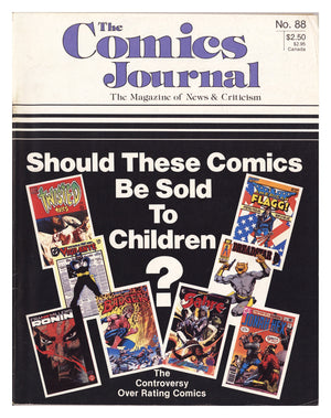 The Comics Journal 88 Low Grade (1984) 
