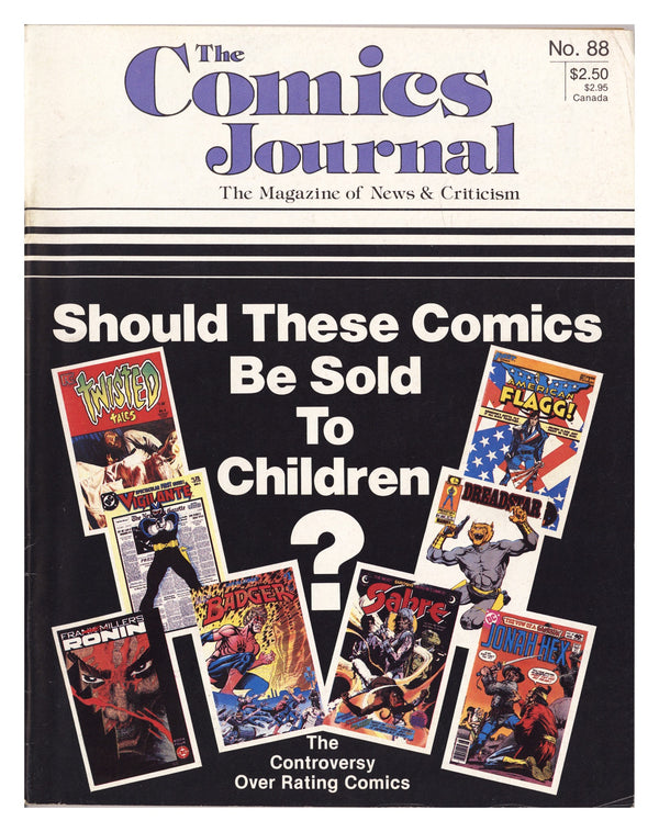 The Comics Journal 88 Low Grade (1984)